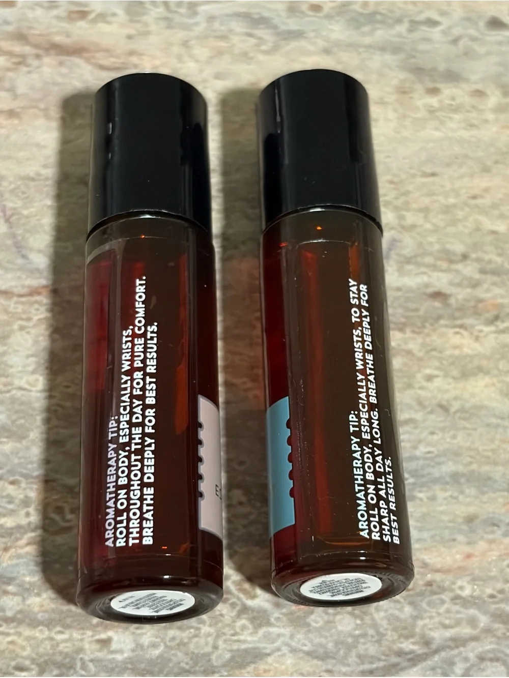 Bath & Body Works Discontinued Vanilla Patchouli & Eucalyptus Tea Rollerball Duo